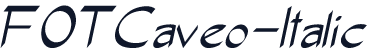 FOTCaveo-Italic