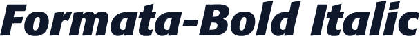 Formata-Bold Italic
