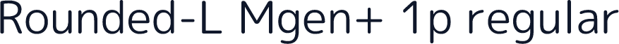Rounded-L Mgen+ 1p regular