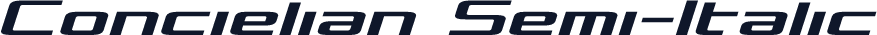 Concielian Semi-Italic