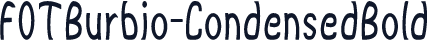 FOTBurbio-CondensedBold