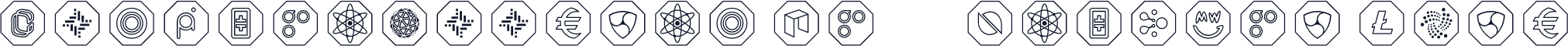 Cryptocurrency No.08 Octagon Line