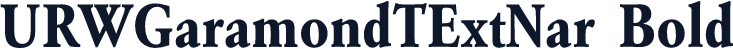 URWGaramondTExtNar Bold