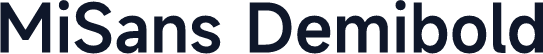 MiSans Demibold