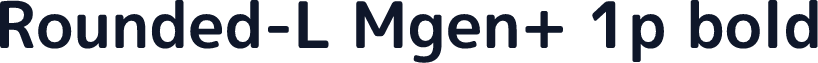 Rounded-L Mgen+ 1p bold