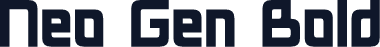 Neo Gen Bold