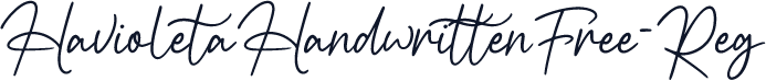 HavioletaHandwrittenFree-Reg