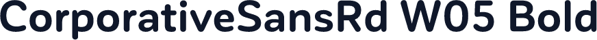 CorporativeSansRd W05 Bold