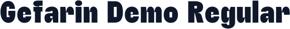 Gefarin Demo Regular