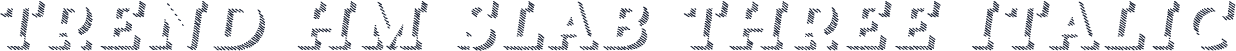 Trend HM Slab Three Italic