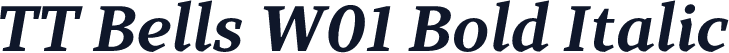 TT Bells W01 Bold Italic