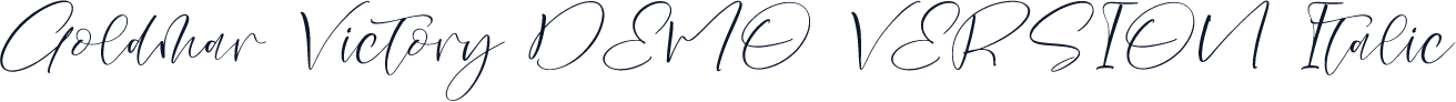 Goldmar Victory DEMO VERSION Italic