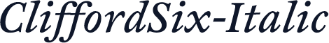 CliffordSix-Italic