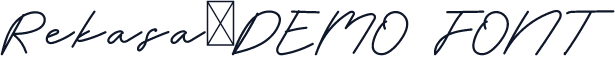 Rekasa-DEMO FONT