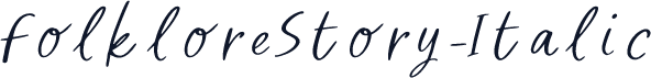 FolkloreStory-Italic