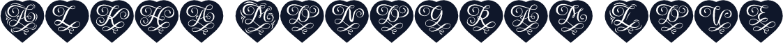 Alkha Monogram Love