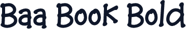 Baa Book Bold