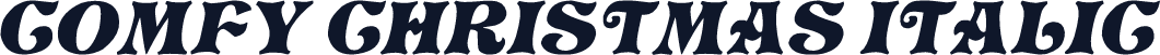 Comfy Christmas Italic