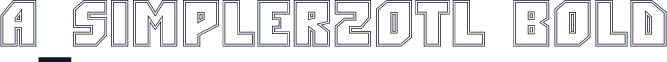a_Simpler2Otl Bold