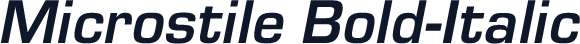 Microstile Bold-Italic