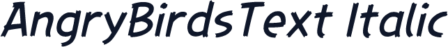 AngryBirdsText Italic