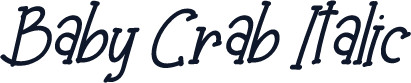Baby Crab Italic