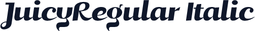 JuicyRegular Italic