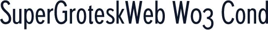 SuperGroteskWeb W03 Cond