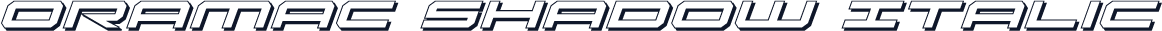 Oramac Shadow Italic