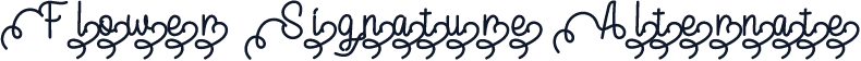Flower Signature Alternate 1
