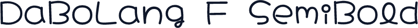 DaBoLang F SemiBold