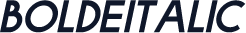 BOLDE Italic