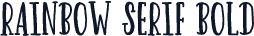 Rainbow Serif Bold