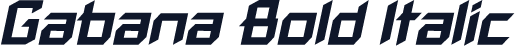 Gabana Bold Italic