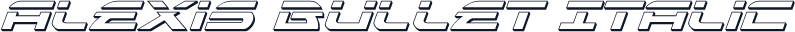 Alexis Bullet Italic