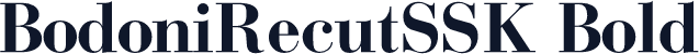 BodoniRecutSSK Bold