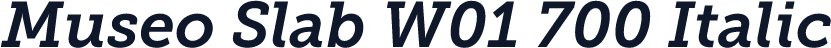 Museo Slab W01 700 Italic