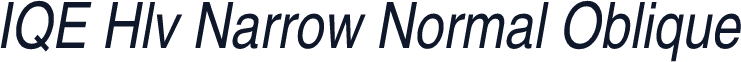 IQE Hlv Narrow Normal Oblique