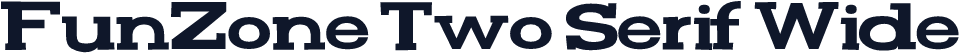 FunZone Two Serif Wide