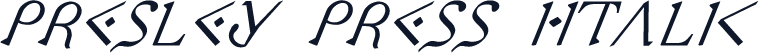Presley Press Italic