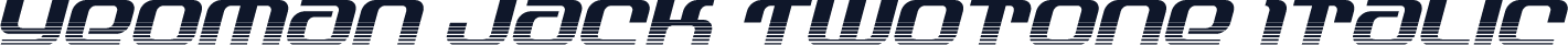 Yeoman Jack Twotone Italic