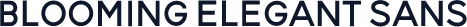 Blooming Elegant Sans