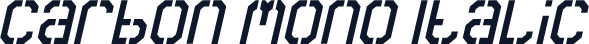 Carbon Mono Italic