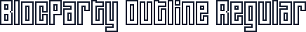BlocParty Outline Regular
