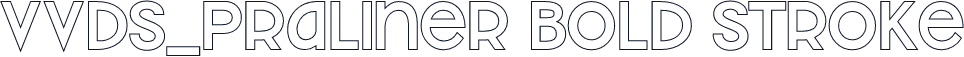 VVDS_Praliner Bold Stroke
