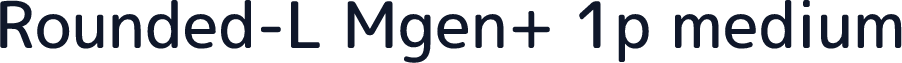 Rounded-L Mgen+ 1p medium