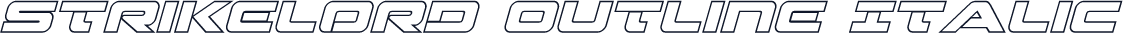 Strikelord Outline Italic