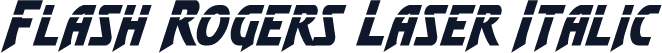 Flash Rogers Laser Italic