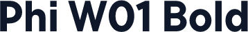 Phi W01 Bold