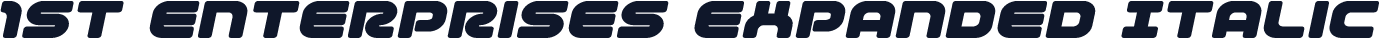 1st Enterprises Expanded Italic